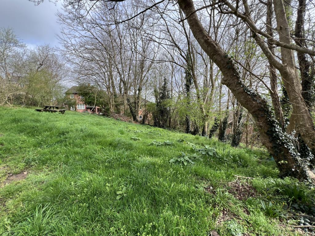 Lot: 3 - SEVERAL PARCELS OF FREEHOLD LAND AND VERGES - General view of land at Plassey Close